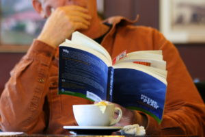 reading book